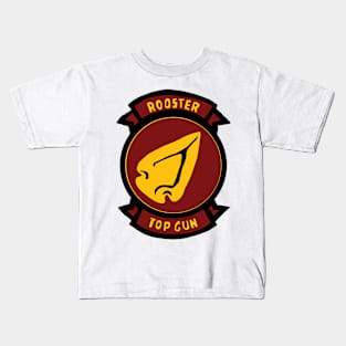 rooster logo red Kids T-Shirt